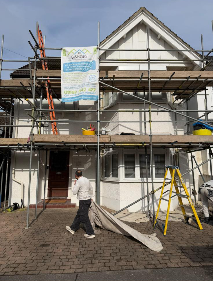 Exterior painting complete in Woodford